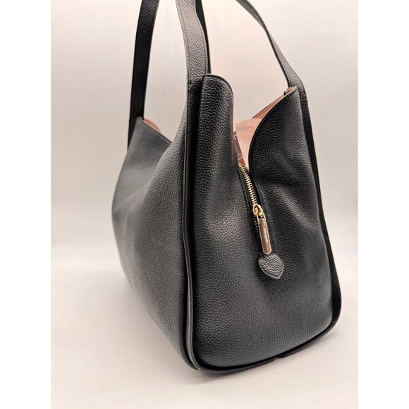 KATE SPADE NY Knott pebbled leather large shoulder bag - Black (Used) - Picture 15 of 16